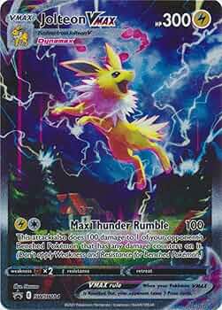 Amazon.co.jp: ポケモン - Jolteon Vmax SWSH184 - ブラック